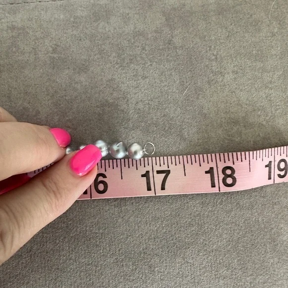 Elegant Gray Pearl Necklace by Effy - Picture 4 of 6